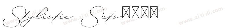 Stylistic Sets字体转换